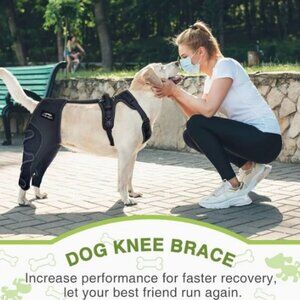 Furtent Dog Knee Brace for Torn ACL, Arthritis, Hind Leg, XXL